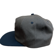 Stamp 5 Panel Snapback Cap - Brown/Black