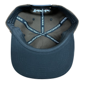Stamp 5 Panel Snapback Cap - Brown/Black