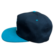 Stamp Casquette Snapback 5 Panneaux - Noir/Sarcelle