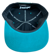 Stamp Casquette Snapback 5 Panneaux - Noir/Sarcelle