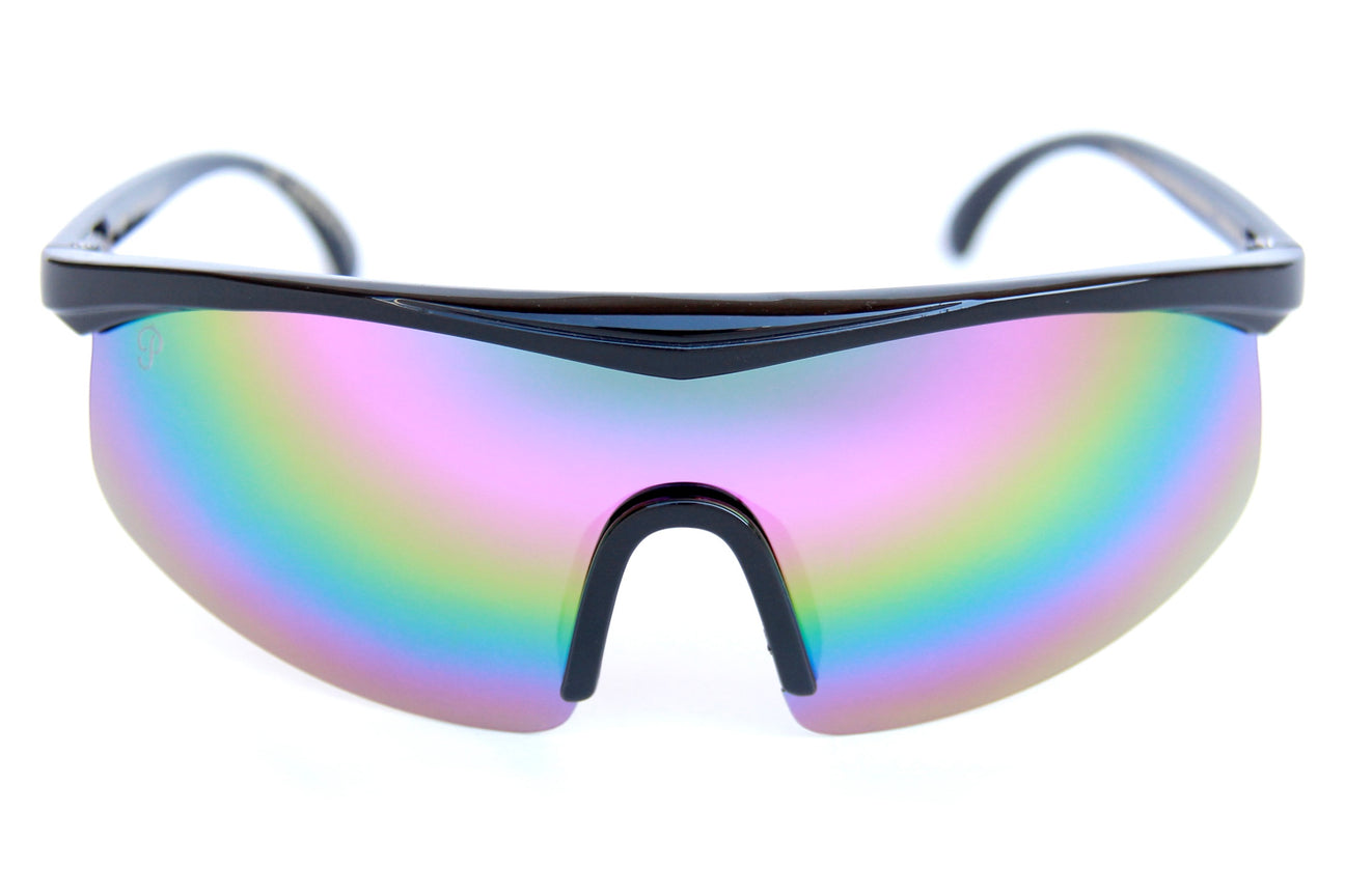 Fire Birds Lunettes de Soleil Polarisées - Noir Brillant