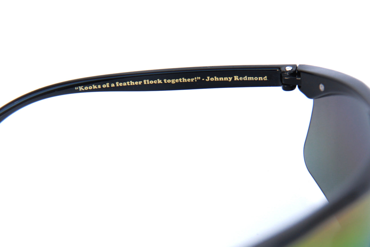 Fire Birds Lunettes de Soleil Polarisées - Noir Brillant