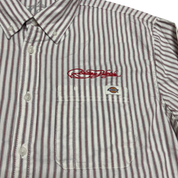 Palm Isle x Dickies Signature Woven Chambray L/S Shirt - Stripped Red