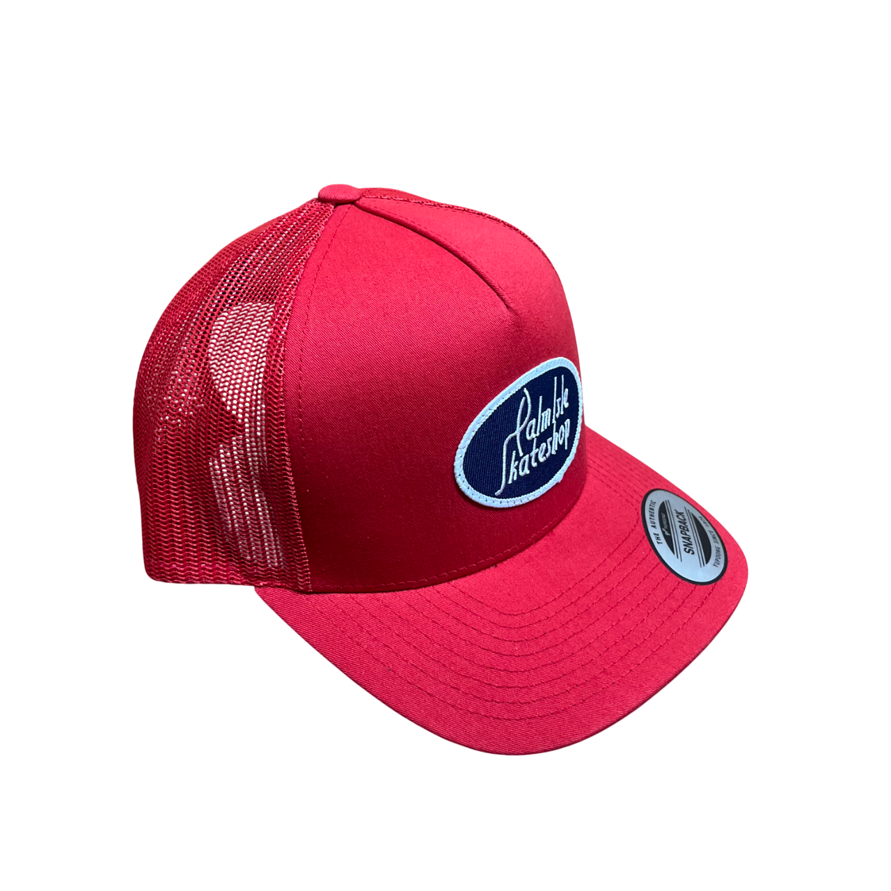 Gas Station Casquette Trucker Rétro 5 Panneaux - Rouge