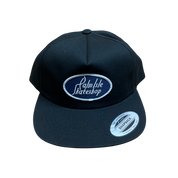 Gas Station Casquette Snapback 5 Panneaux Légèrement Structurée - Noir