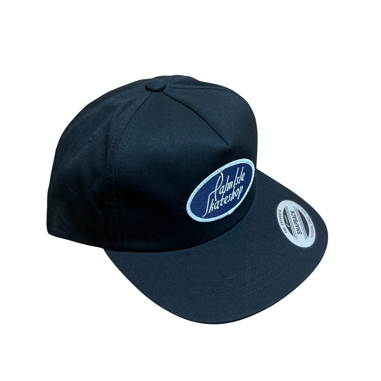 Gas Station Casquette Snapback 5 Panneaux Légèrement Structurée - Noir