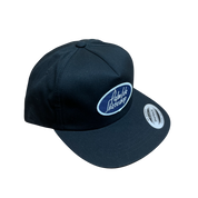 Gas Station Casquette Snapback 5 Panneaux Légèrement Structurée - Noir