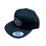 Gas Station Casquette Snapback 5 Panneaux Légèrement Structurée - Noir
