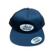 Gas Station Casquette Snapback 5 Panneaux Légèrement Structurée - Bleu Marine