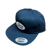 Gas Station Casquette Snapback 5 Panneaux Légèrement Structurée - Bleu Marine