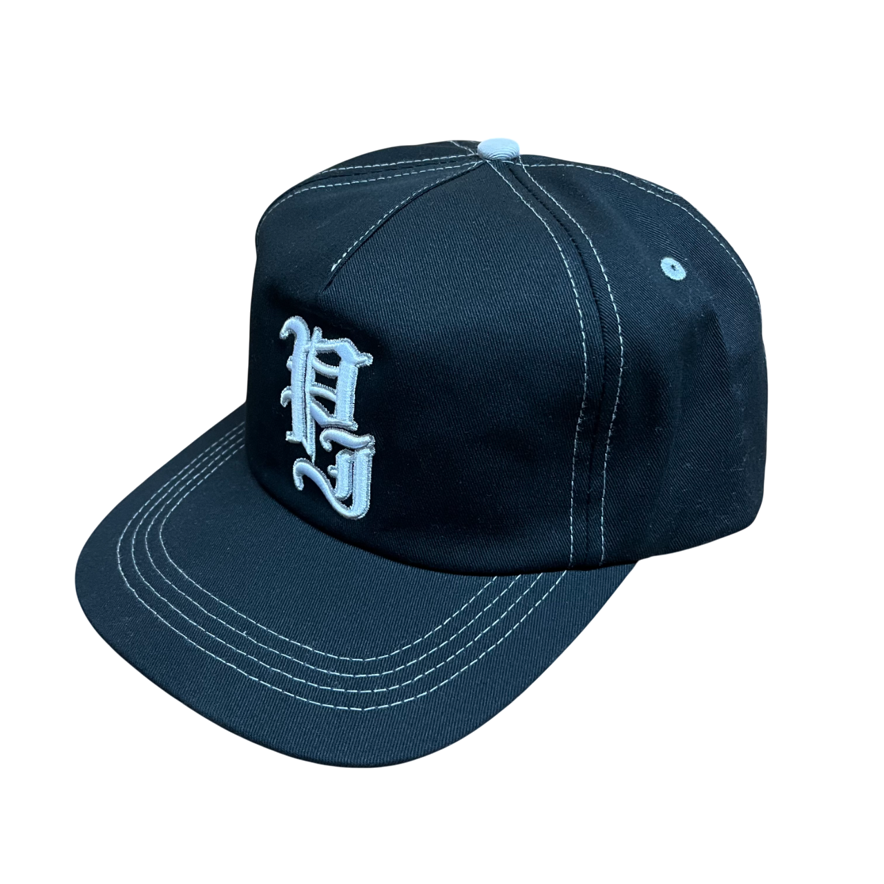 Stamp Casquette 5 Panneaux Snapback - Noir/Gris
