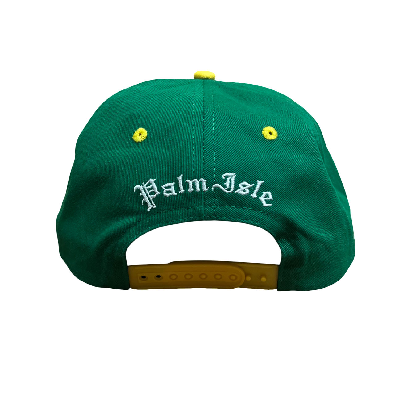 Stamp Casquette 5 Panneaux Snapback - Vert/Jaune