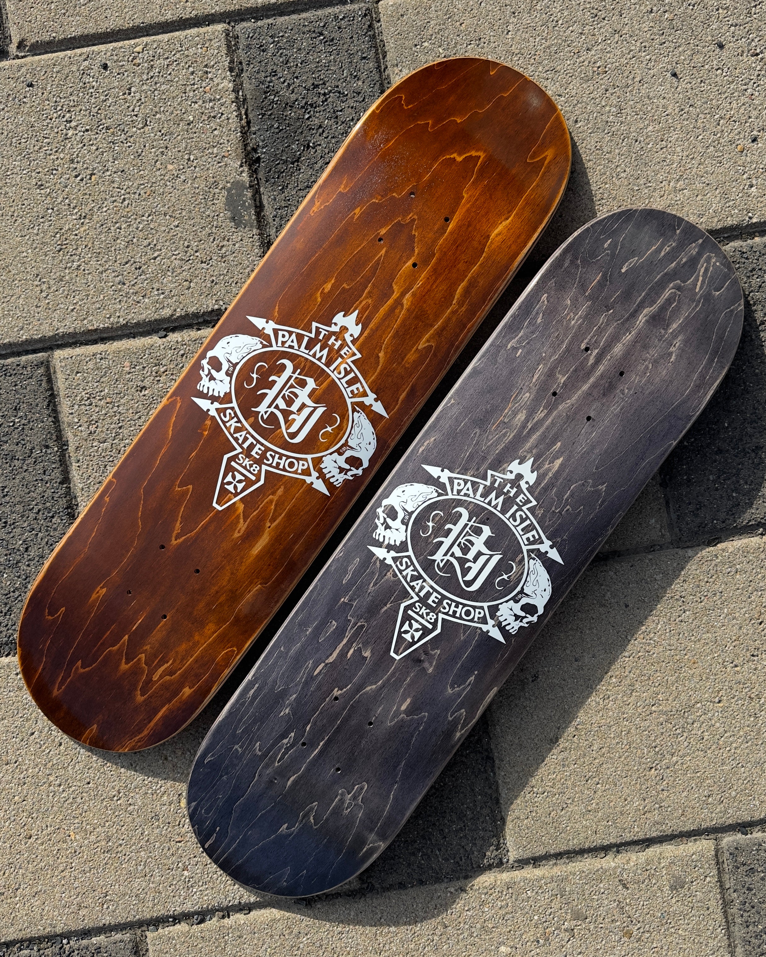 Planche Crest Placage Teint