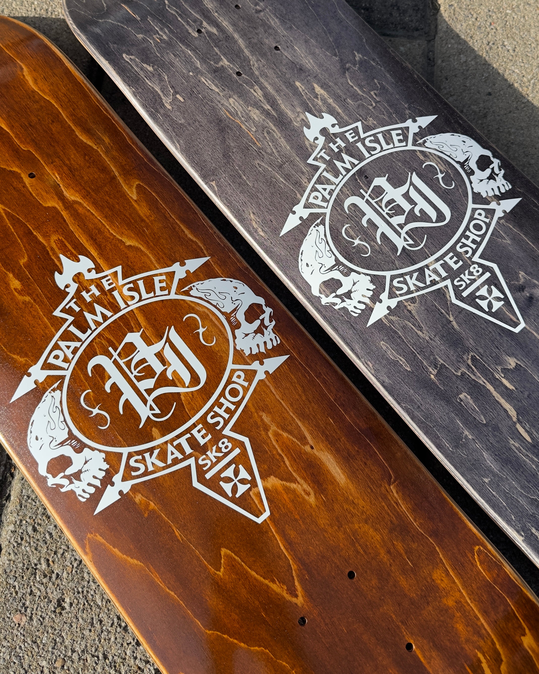 Planche Crest Placage Teint