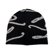Signature Uncuffed Reversible Beanie - Black