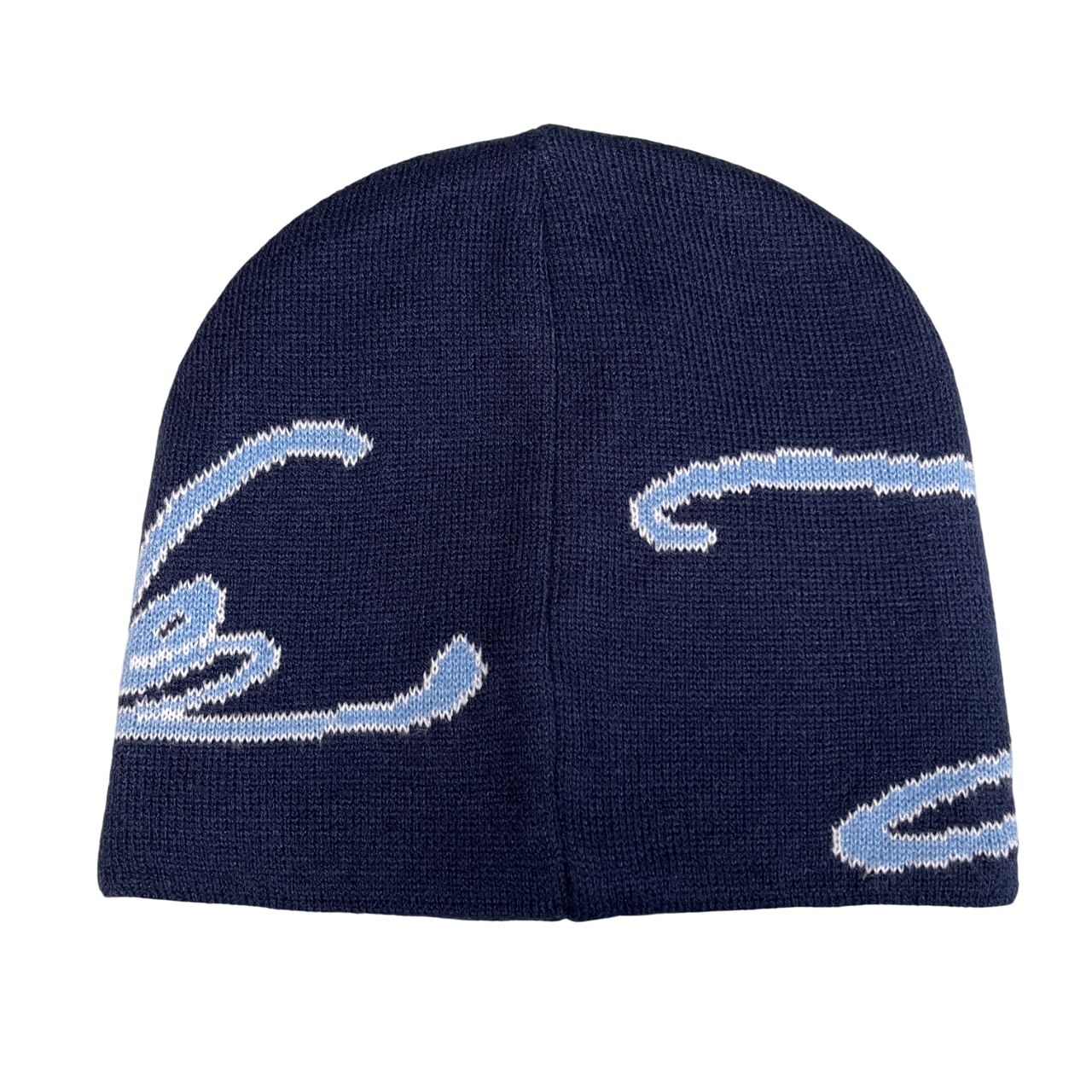 Signature Uncuffed Reversible Beanie - Navy