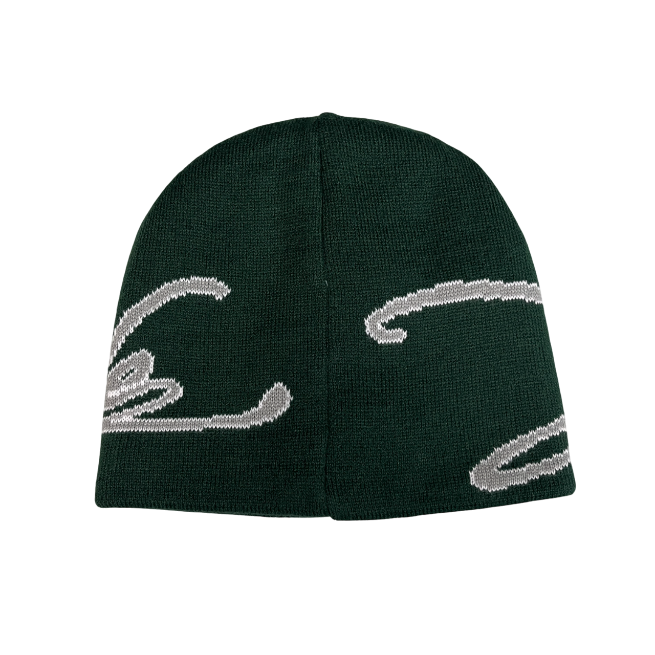 Signature Uncuffed Reversible Beanie - Green