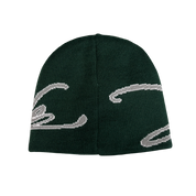 Signature Uncuffed Reversible Beanie - Green