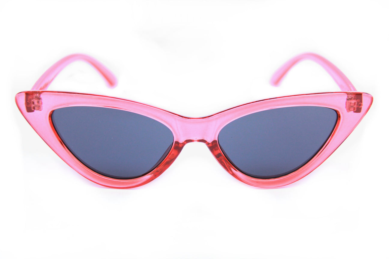Space Needles Lunettes de Soleil - Rouge Transparent