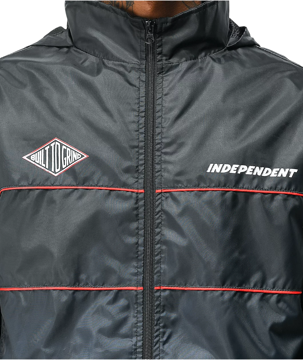 Built To Grind Windbreaker - Black