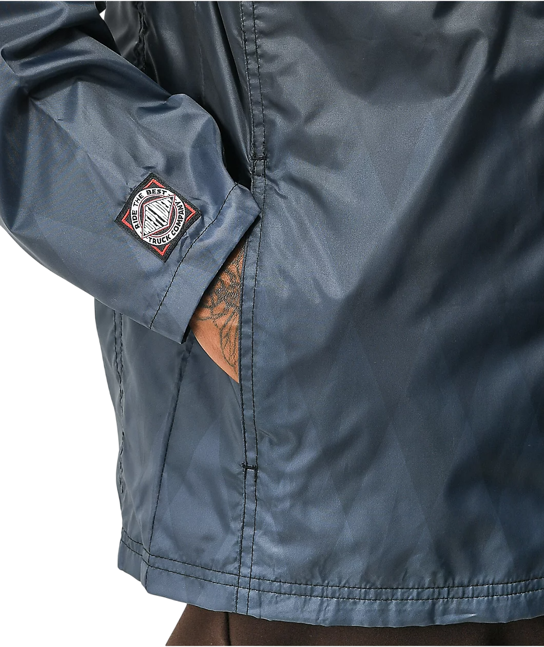 Built To Grind Windbreaker - Black