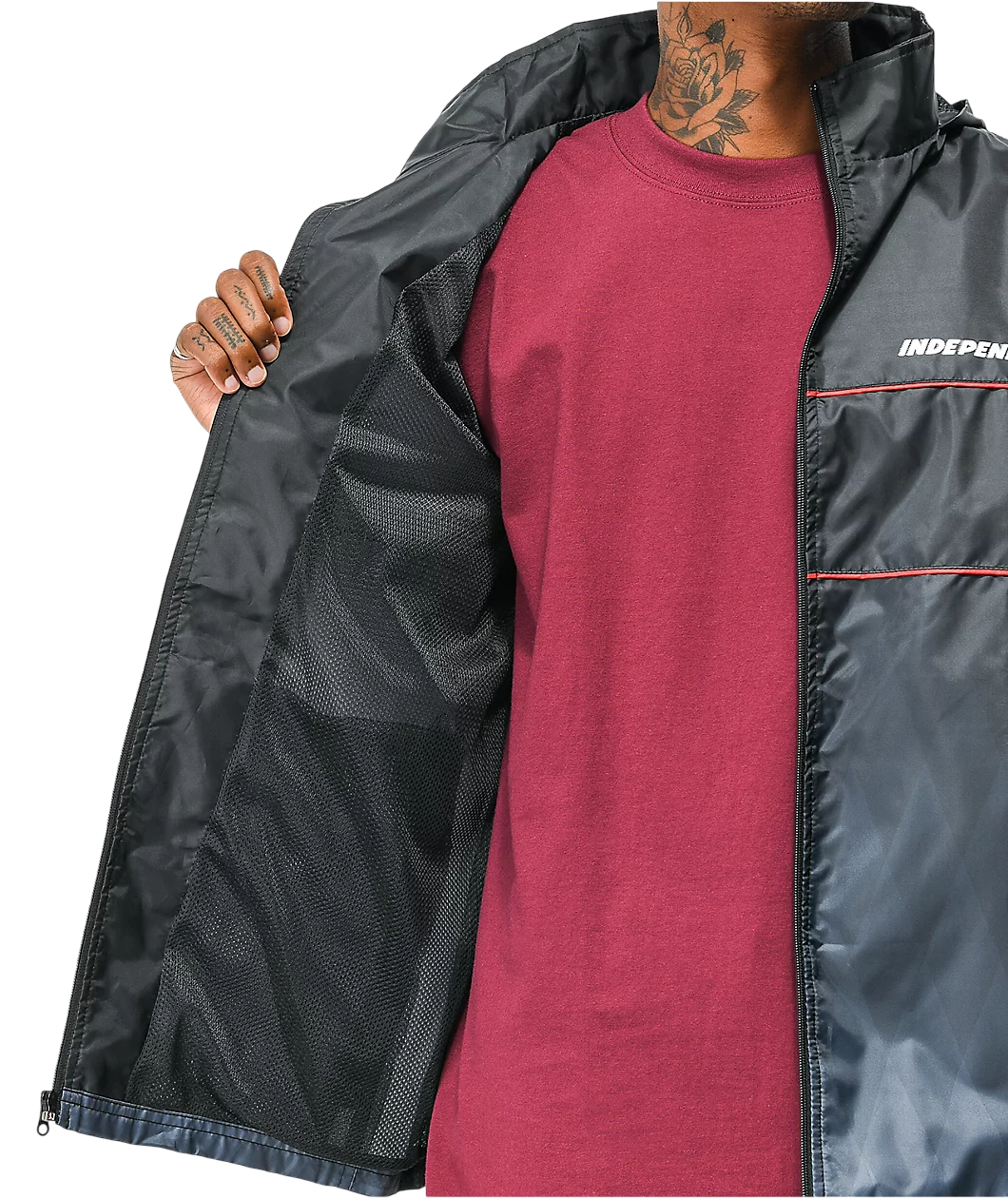 Built To Grind Windbreaker - Black