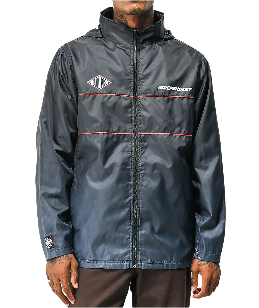 Built To Grind Windbreaker - Black