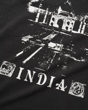 India T-Shirt - Noir Délavé