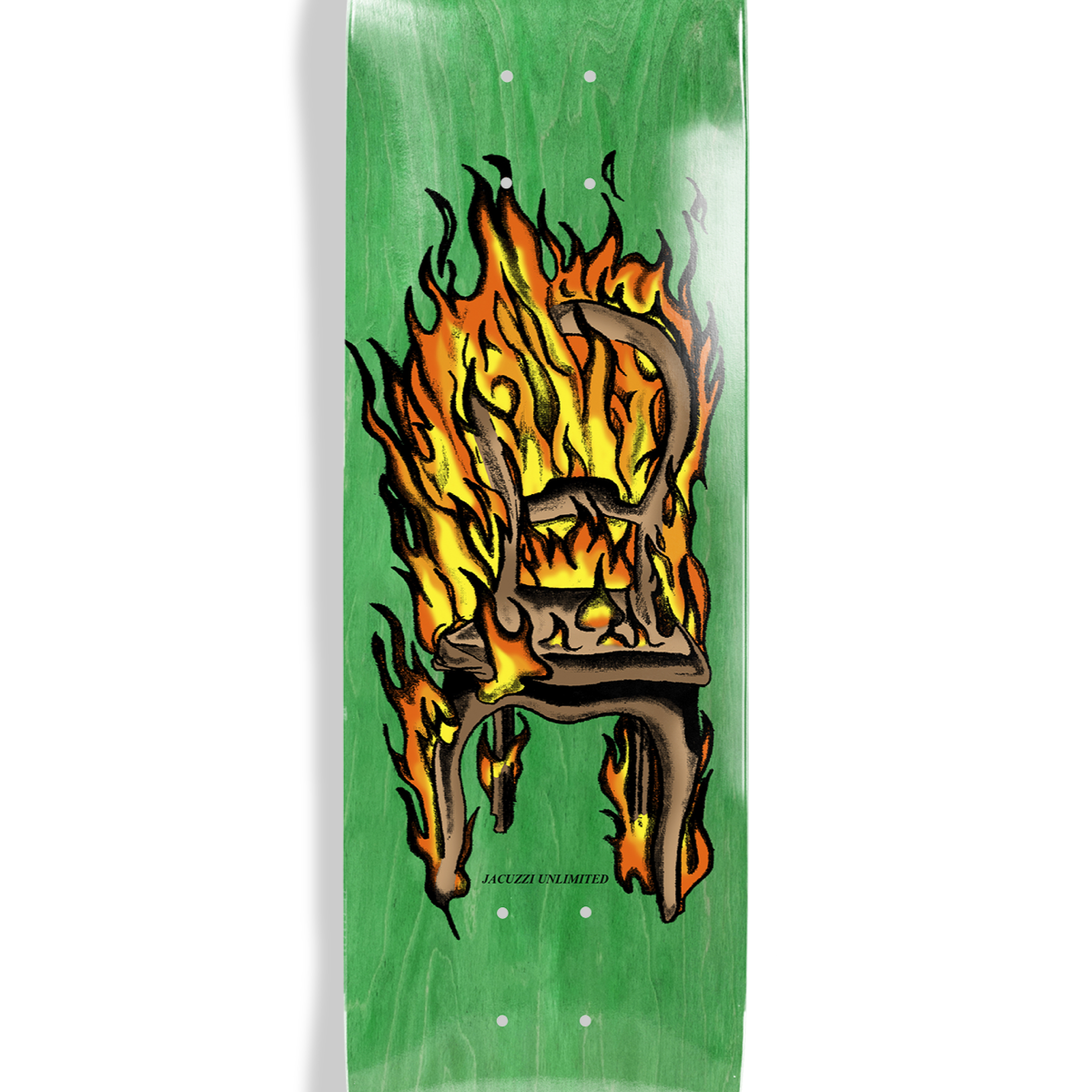 JAC510196_Chair_on_Fire_Twin_Tail_art_EX7_Deck_Green_1.png