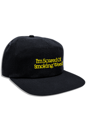 Scared Weed Hat - Black
