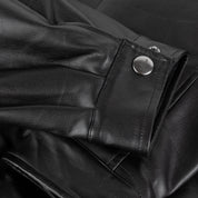 Debossed Wavy Jacket - Black
