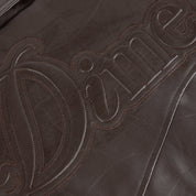 Debossed Wavy Jacket - Brown