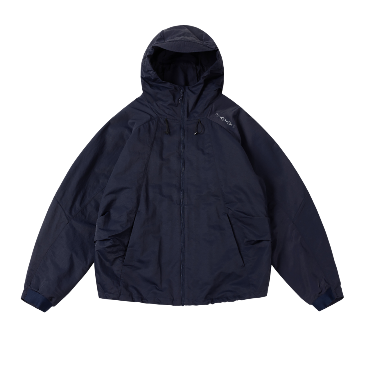 Coupe-Vent Crinkled Tech - Marine Foncé