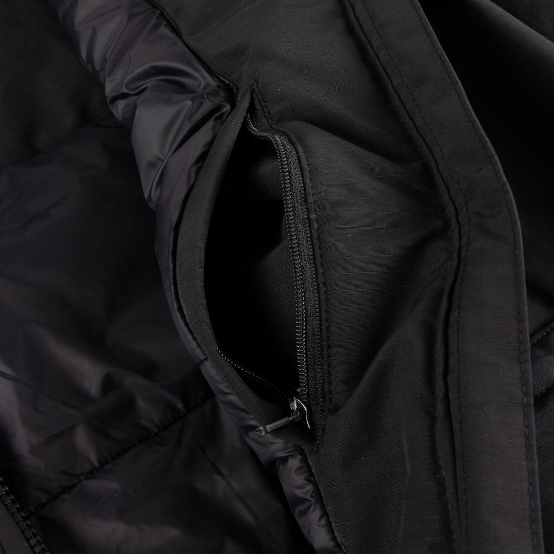 Quilted Ripstop Puffer - Noir