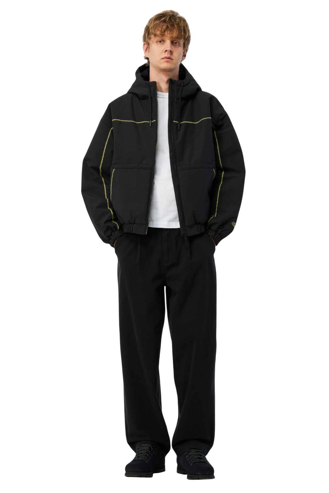 Quilted Ripstop Puffer - Noir