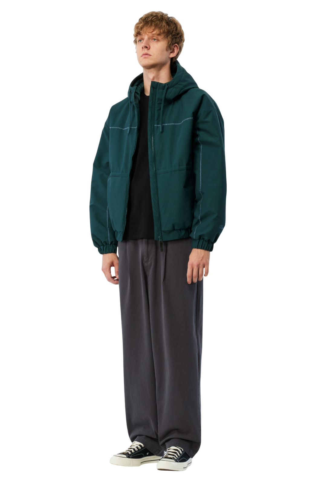 Quilted Ripstop Puffer - Émeraude