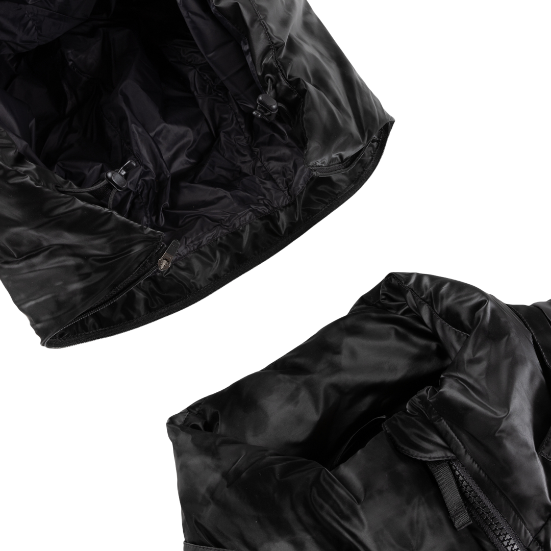 Wavy Puffer - Noir Fumé