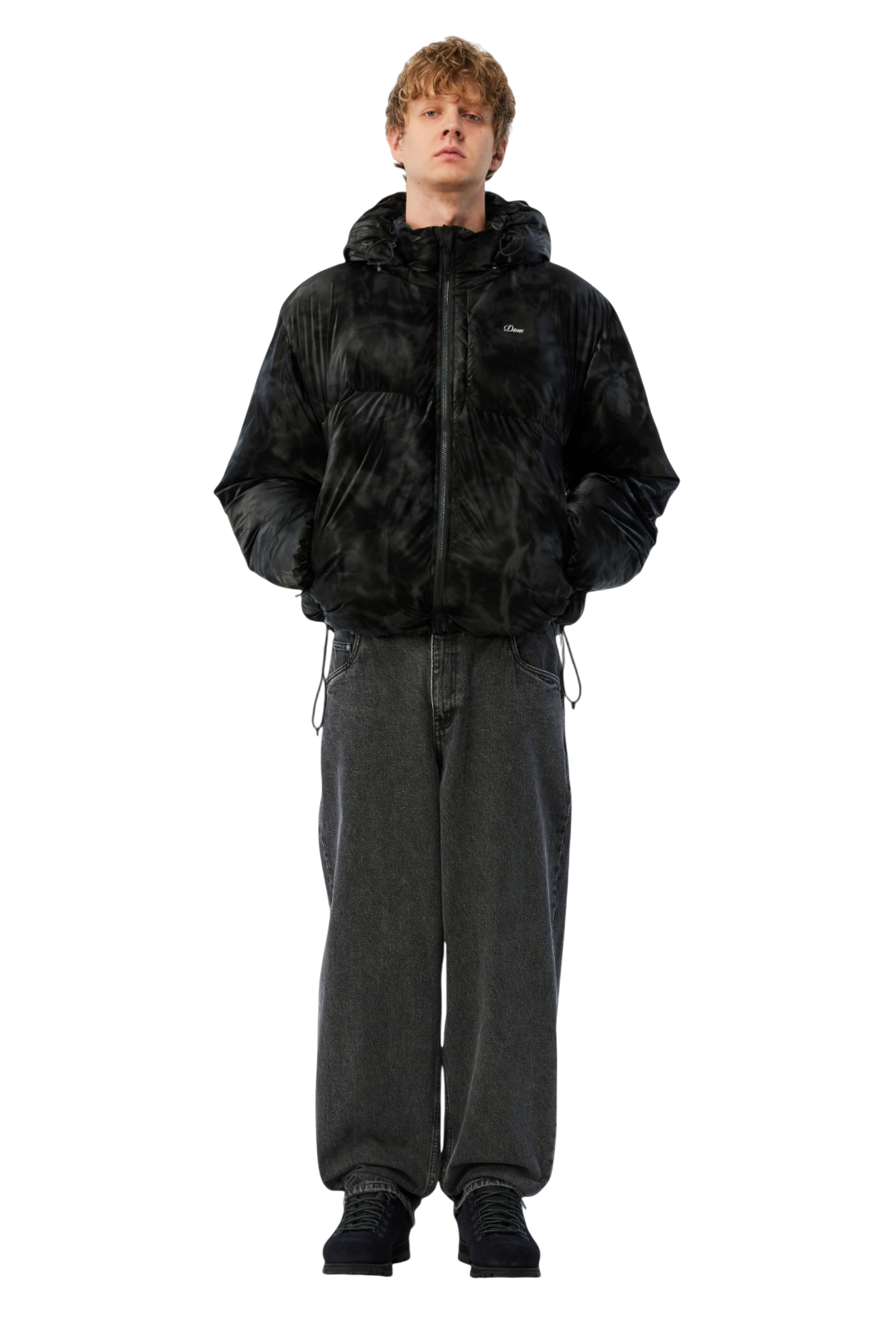 Wavy Puffer - Noir Fumé