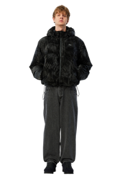 Wavy Puffer - Noir Fumé