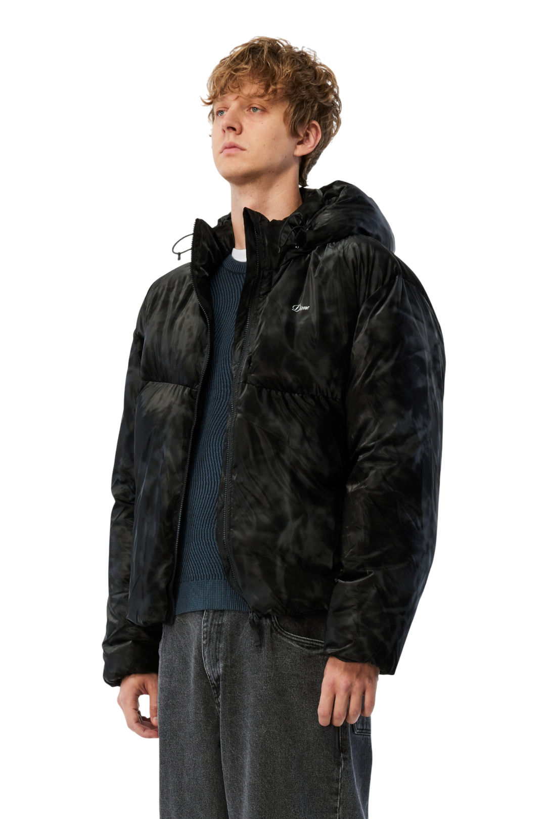 Wavy Puffer - Noir Fumé