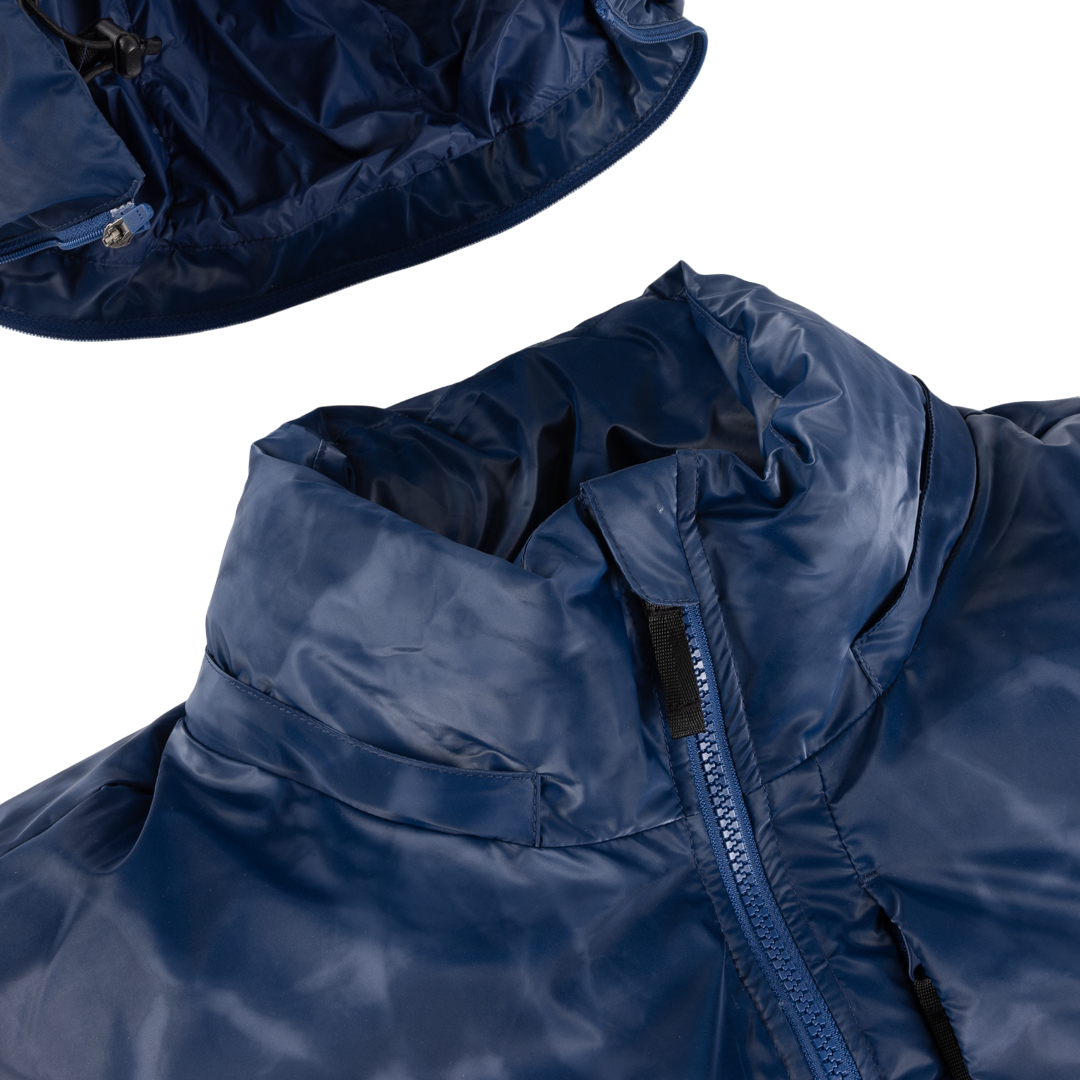 Wavy Puffer - Bleu Fumé