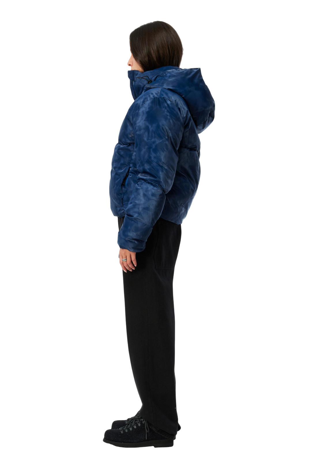 Wavy Puffer - Bleu Fumé