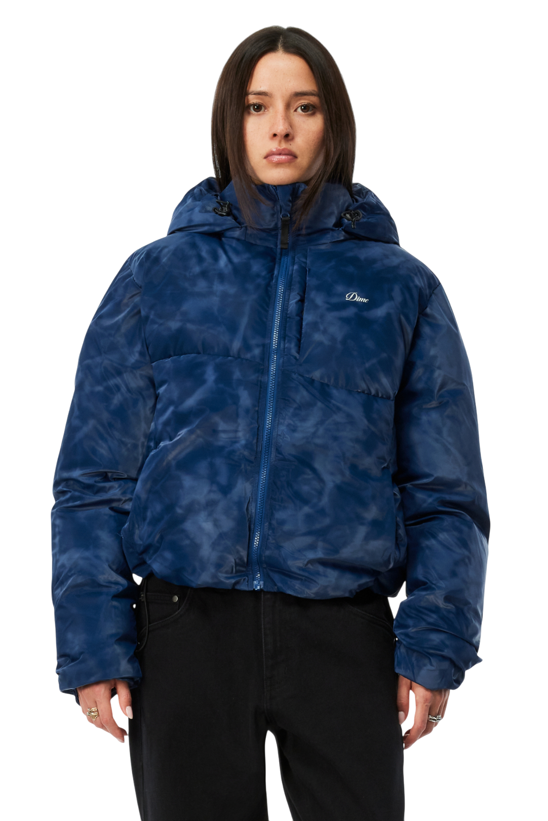 Wavy Puffer - Bleu Fumé