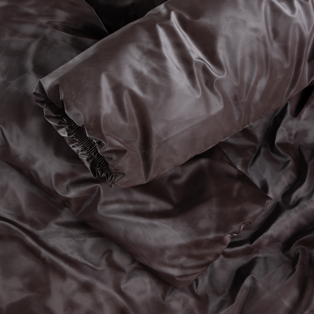 Wavy Puffer - Smoke Brown