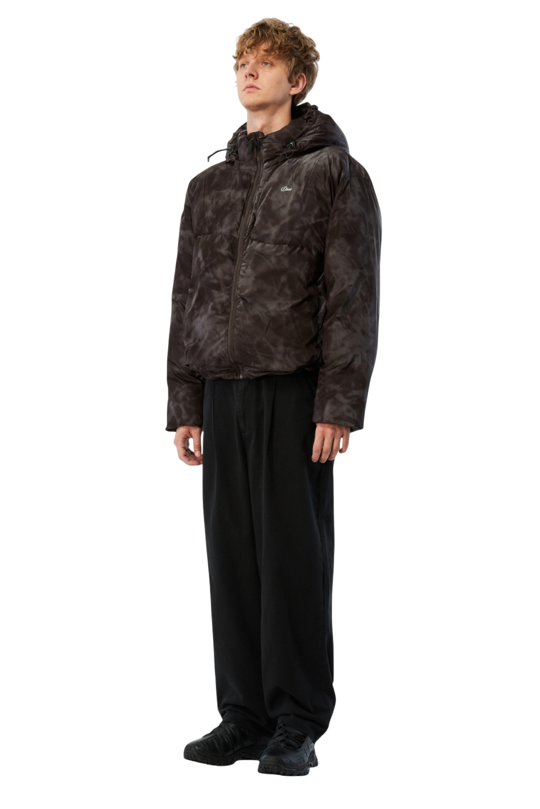 Wavy Puffer - Smoke Brown