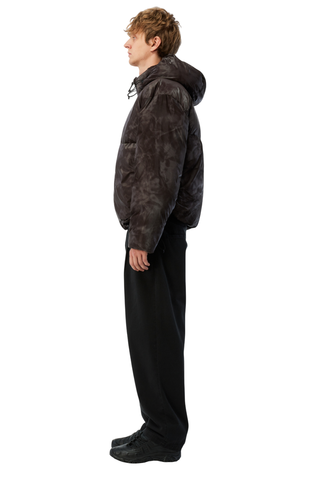 Wavy Puffer - Smoke Brown