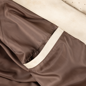 Veste en Faux Suède Perforé - Beige