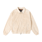 Veste en Faux Suède Perforé - Beige