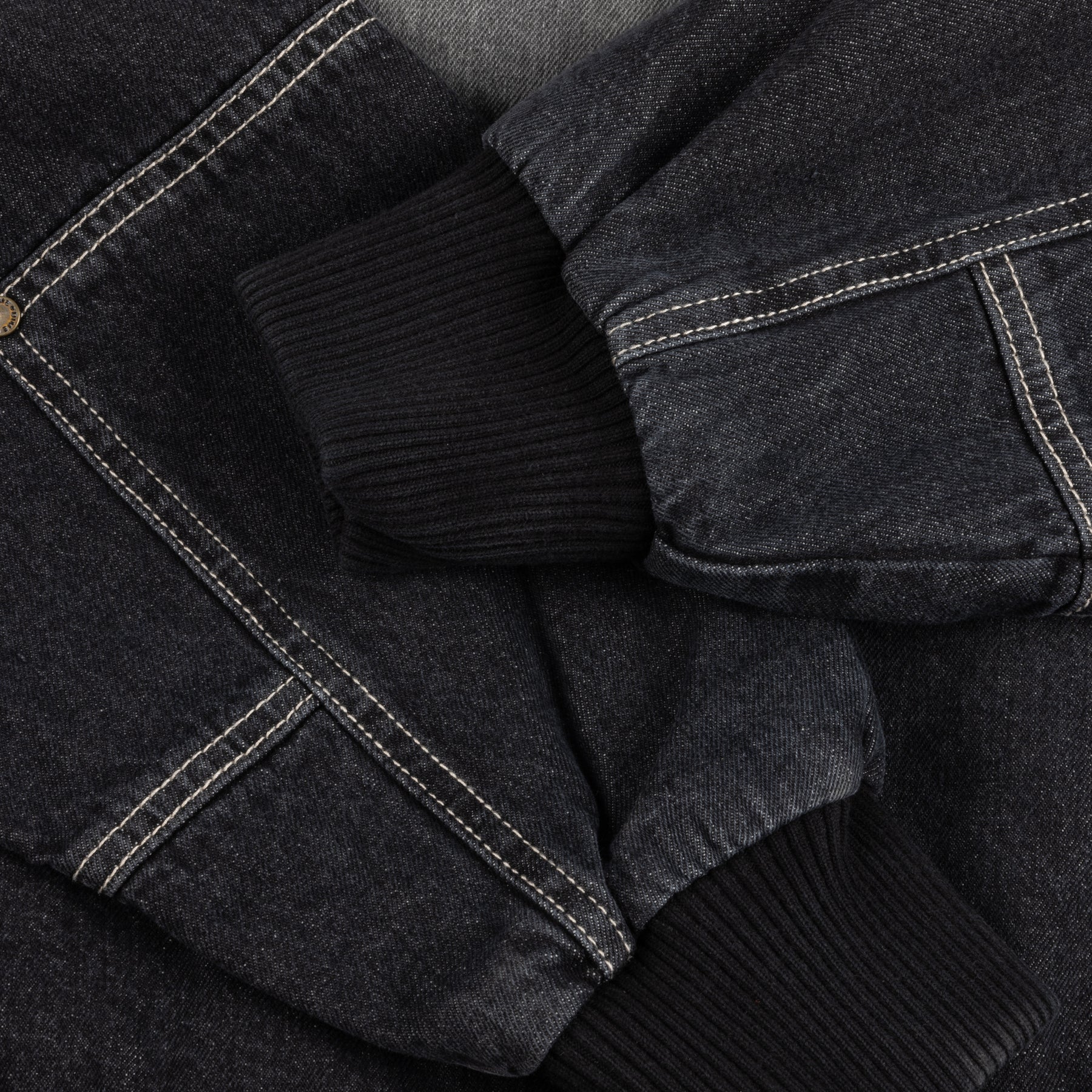 Veste Utility à Capuche - Noir Sablé