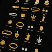 Jewelry Long Sleeve T-Shirt - Black